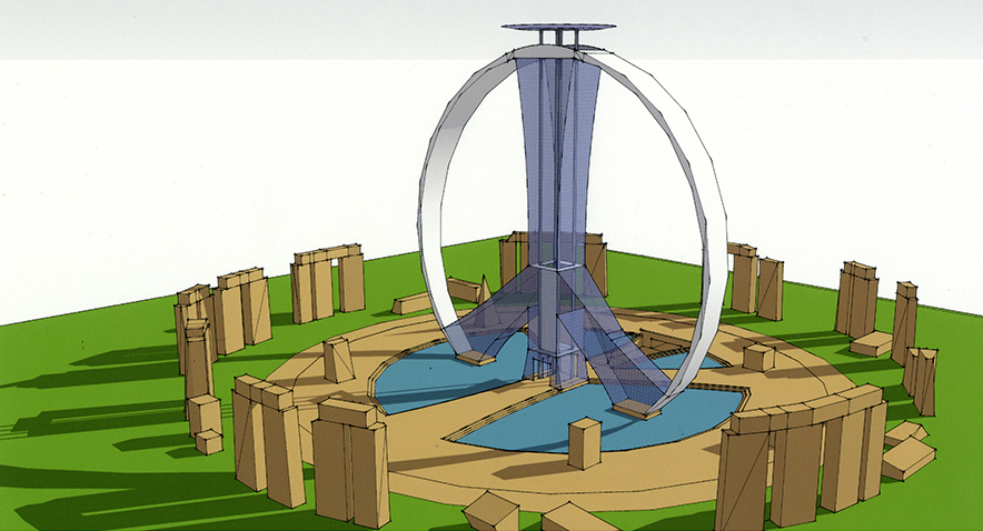 Peacehenge rendering