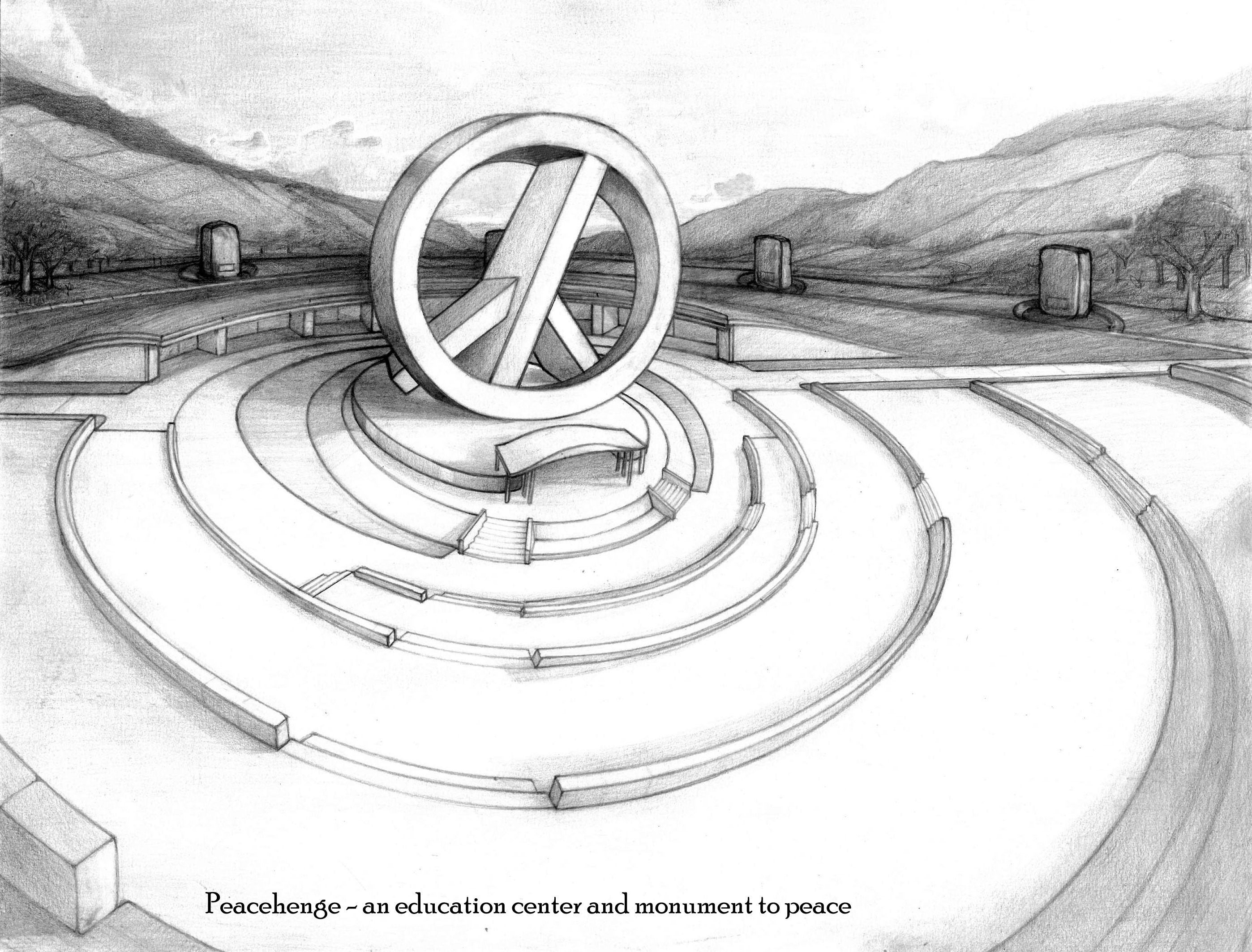 Peacehenge - modified by Colin Gray w text